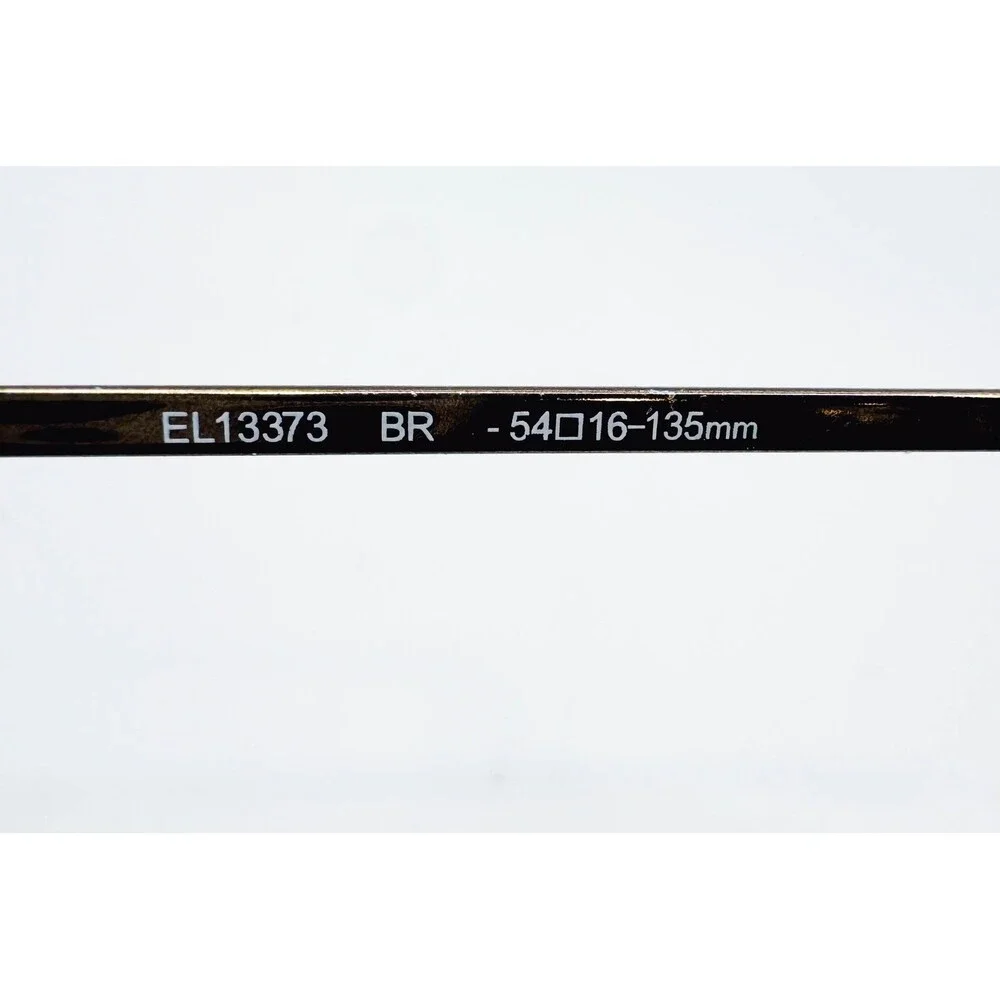 Elle Eyeglasses Frames Womens Brown Semi Rimless EL13373 54-16-135